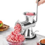 Hachoir � viande manuel, hachoir � viande multifonction professionnel pour saucisses, adapt� au porc, ...