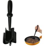 Hachoir � viande manuel noir ? presse � viande et mixeur r�sistant � la chaleur ? ustensile de cuisine ...