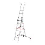 Hailo - chelle 3 plans transformable profilot, alu professionnelle, 3x6 marches, 4, 70m, position escabeau ...