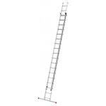 Hailo ? �chelle coulissante � main 2 plans 2x18 �chelons 8, 8m / 9, 5m ? aluminium l�ger 25 kg ? �chelons ...