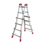 Hailo - echelle multifonction t�lescopique 4x4 �chelons 3, 8m / 4, 7m profistep multi