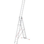 Hailo - echelle transformable pro 3 plans 3x12 �chelons 8, 3m / 9m en aluminium profilot
