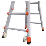 Gierre - kit 2 roulettes pour échelles pliable multifonction hailo Gierre - kit 2 roulettes pour échelles pliable multifonction hailo
