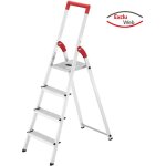 Hailo - ms line - escabeau mnager pliable en aluminium 4 marches ultra lger l50