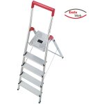 Hailo - ms line - escabeau mnager pliable en aluminium 5 marches ultra lger l50