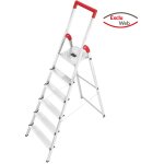 Hailo - ms line - escabeau mnager pliable en aluminium 6 marches ultra lger l50