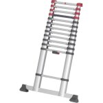 T80 flexline 7113 - 131 aluminium echelle t�lescopique hauteur de travail (max. ): 4. 5 m argent, noir, ...