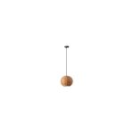 Faro barcelona - lampe suspension noir / rotin �300 haka 65134 - 74