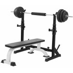 Haloyo support pour barre de musculation maison, repose halt�res r�glable, r�glable squat rack avec barres ...