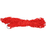Hamac double confortable en maille nylon pour jardin et camping (rouge)