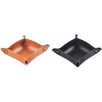 Hanbing - vide poche en cuir, plateau organisateur pour cls, bote de rangement pour monnaie, cl, portefeuil ...