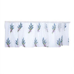 Haofy curtain de la cuisine rideau en polyester respirant, doux et r�sistant � l'usure, broderie d'armoire, ...