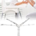 Harnais chaise haute, 5 points pour harnais de sécurité bebe réglable sangle chaise haute bebe universelle ... Harnais chaise haute, 5 points pour harnais de sécurité bebe réglable sangle chaise haute bebe universelle ...