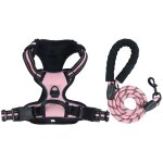 Harnais chien, harnais anti traction pour chien, harnais chien anti traction r�fl�chissant, avec laisse ...