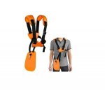 Harnais d�broussailleuse - tondeuse � harnais double �paule avec ceinture de nylon durable adjuestable ...