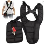 Harnais double �paule de luxe pour tondeuse � gazon ? mod�le port� sur le c�t�