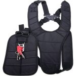 Harnais double pour tondeuse - d�broussailleuse, noir