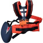 Harnais effort r�glable confortable, harnais � epaule pratique confort pour d�broussailleuse tondeuse ...