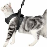 Harnais et laisse pour chat ultra - léger col chaton doux et confortable veste de marche pour chat course ... Harnais et laisse pour chat ultra - léger col chaton doux et confortable veste de marche pour chat course ...