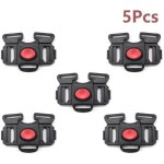 Harnais sangle plastique boucle pour chaise haute 5 point harnais de scurit clip 25mm (noir)