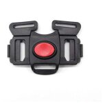 Harnais sangle plastique boucle pour poussette chaise haute 5 point harnais de scurit clip 33mm (noir ...