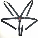 Harnais de sécurité pour bébé, 5 points bébé ceintures réglable sangle de sécurité pour poussette universel ... Harnais de sécurité pour bébé, 5 points bébé ceintures réglable sangle de sécurité pour poussette universel ...