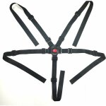 Harnais de scurit pour bb, 5 points bb ceintures rglable sangle de scurit pour poussette universel ...