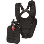 [jamais utilis�] harnais de s�curit� rembourr� pour d�broussailleuse ? sangle ajustable ? nylon noir ...