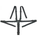 Harnais de s�curit� universel 5 points pour chaise haute b�b� - noir monsieur b�b�