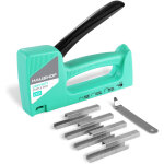 Agrafeuse murale, lgre de type 53, avec repoussoir, agrafeuse manuelle avec agrafes 800 pices de 8mm ...