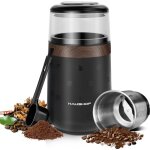 Haushof - moulin  caf lectrique 150 w, lames en acier inoxydable, pour moudre grains  caf, pices, ...