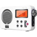 Haut - parleur radio de douche, radio fm / am avec �cran lcd, radio st�r�o portable avec port pour �couteurs, ...