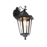 Havana - applique murale - 1 lumi�re - l 20 cm - noir - classique / antique - �clairage ext�rieur - qazqa ...