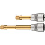 Jeu de douilles mles 2584 - 12 / 2 ? carr creux 1 / 2 pouce (12, 5 mm) ? profil denture multiple intrieur ...