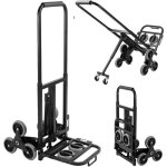 Soges - diable pliable chariot de transport chariots de manutention en aluminium chariot � bagages pliable, ...