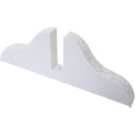 Hegele - pied pour paravent, support, porte - paravent / cloison de s�paration, blanc, lot de 2