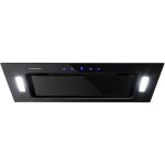 Hektor sl hotte murale aspirante filtre aluminium minuterie - noire