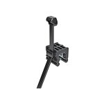 Hellermann 156 - 0006 - 500 x lani�res de fixation pour bord de t�le 200 x 4. 6 mm en pa66hs noir - t50rosec23 ...