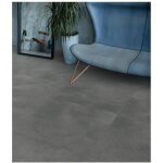 Hellocarpet - dalles pvc plombantes rhys ii granite dark grey 60x60 - granite dark grey