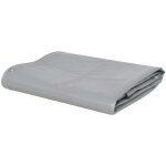 Helloshop26 - bche drap de camping protection jardin couverture remorque 4 x 5 m gris