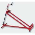 Helloshop26 - cric l�ve tracteur tondeuse l�ve tondeuse jardin bricolage atelier 400 kg rouge