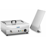 Helloshop26 - friteuse �lectrique professionnelle restaurant 18 litres 3 200 w zone froide