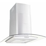 Helloshop26 - hotte murale 60 cm acier inoxydable 756 m� / h led