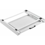 Kit de superposition avec tablette coulissante pour lave - linge sèche - linge standard blanc Kit de superposition avec tablette coulissante pour lave - linge sèche - linge standard blanc