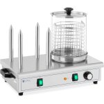 Helloshop26 - machine  hotdog 650 watts 4 piques acier inoxydable