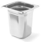 Hendi - bac gn 1 / 6 inox profi line hauteur 150 mm 801710