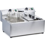 Hendi - friteuse traiteur mastercook 7kw 230v 2 x 8l 207307