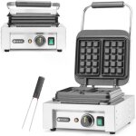 Hendi - gaufrier professionnel, grande grille, 2 choux de bruxelles, 2200w