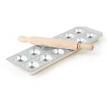 Hendi - moule avec rouleau à pâtisserie pour réaliser des raviolis ronds, 12 pcs 975541 Hendi - moule avec rouleau à pâtisserie pour réaliser des raviolis ronds, 12 pcs 975541