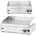 Hendi - plaque chauffante grill blue line, lisse, pour usage continu, 2400w 203149